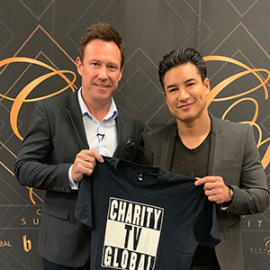 Troy Gray with Mario Lopez